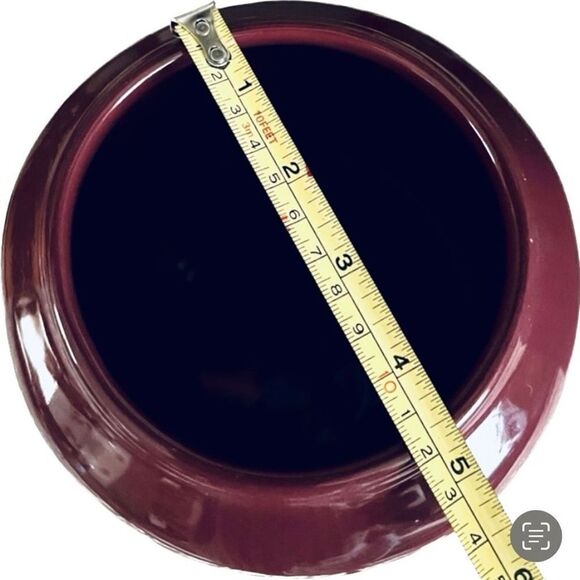 NWT Rae Dunn Gorgeous Burgundy Glossy Ceramic Big COOKIES Canister/Cookie Jar - Picture 9 of 12